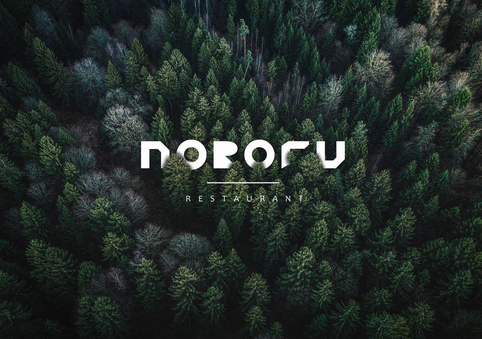 Разработка логотипа для ресторана "ПОРОГИ".